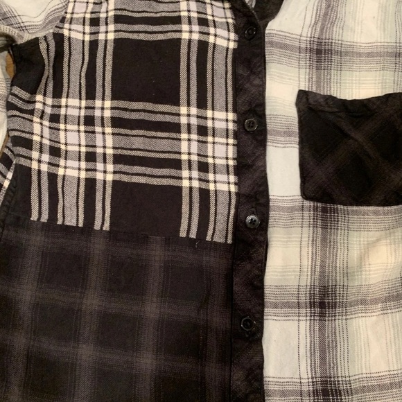 RAILS Hunter Mixed Onyx Plaid Size XS UNIQUE ! - Picture 8 of 10